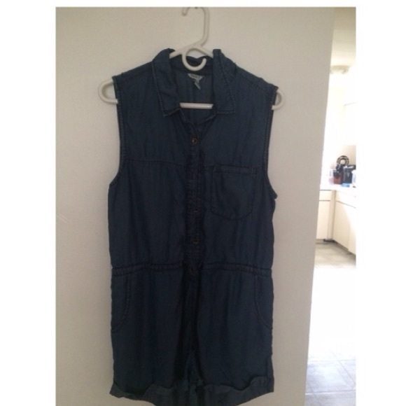 Forever 21 Denim Romper size Large