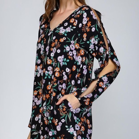Midnight Garden Floral Dress - Picture 3 of 4