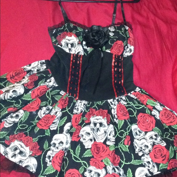 Day of the dead mini dress!