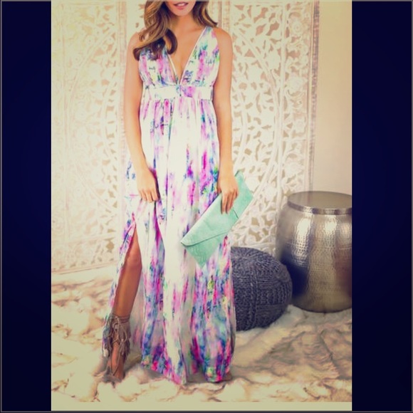 Long flowing dress