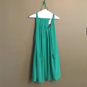Green summer dress