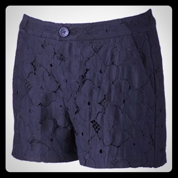 FINAL PRICE Lauren Conrad Black Lace Shorts sz 8