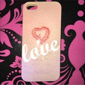 "love" iPhone case