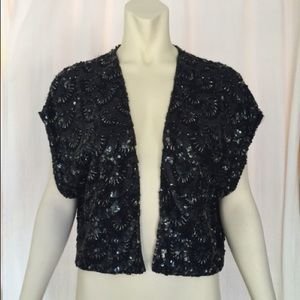 Alice and Olivia Beaded Bolero Jacket Shrug