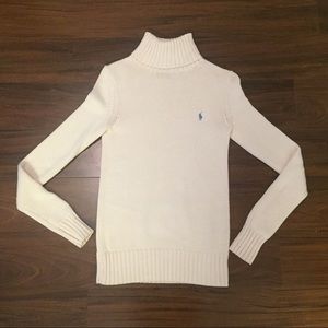 *FLASH SALE* Ralph Lauren Cream Knit Turtleneck