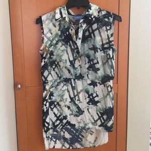 Colorful layered tank top