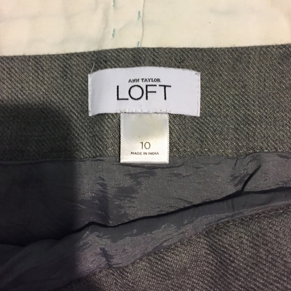 LOFT size 10 wool skirt - Picture 2 of 3