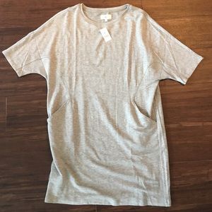 NWT Lou & Grey Small gray tshirt dress