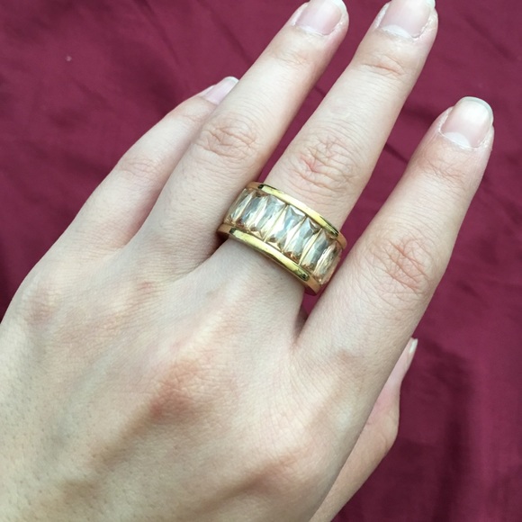 Michael Kors rhinestone ring