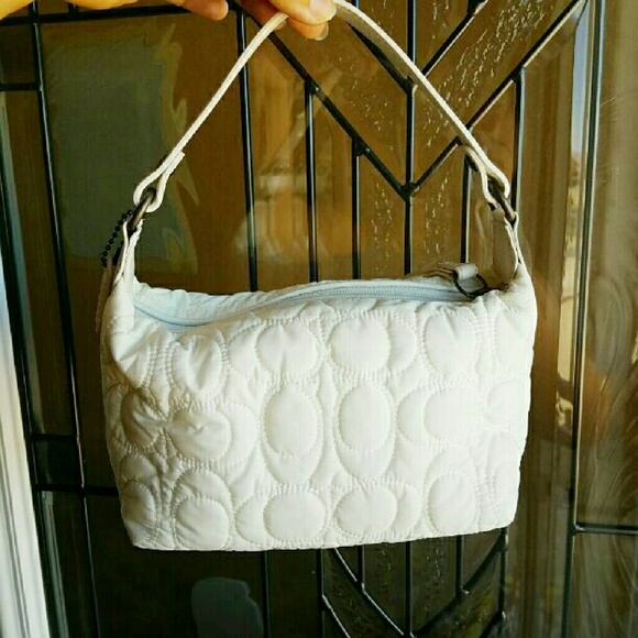 Authentic Coach mini hand purse