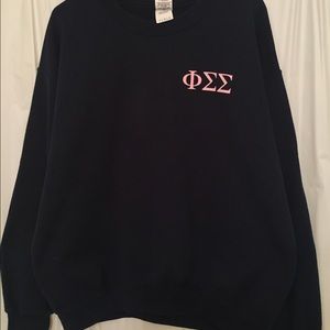 Phi Sigma Sigma crewneck sweat shirt