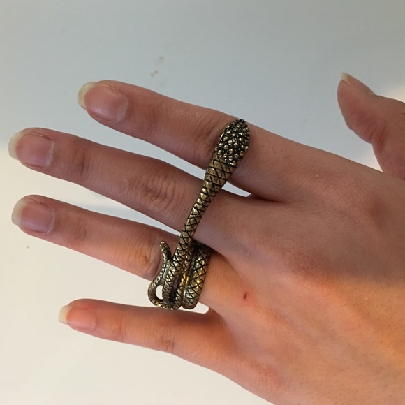 One of a kind snake ring
