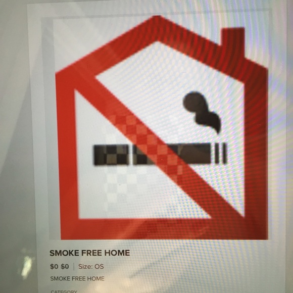 Clean clothes and smoke free items