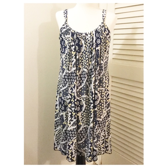 NWOT NINETY silky shift sun dress