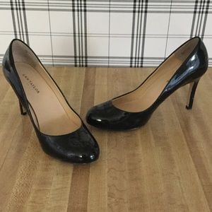 Ann Taylor Black Patent Leather Heels