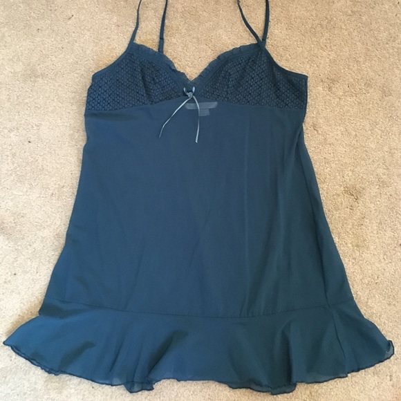 Sheer and lace slip