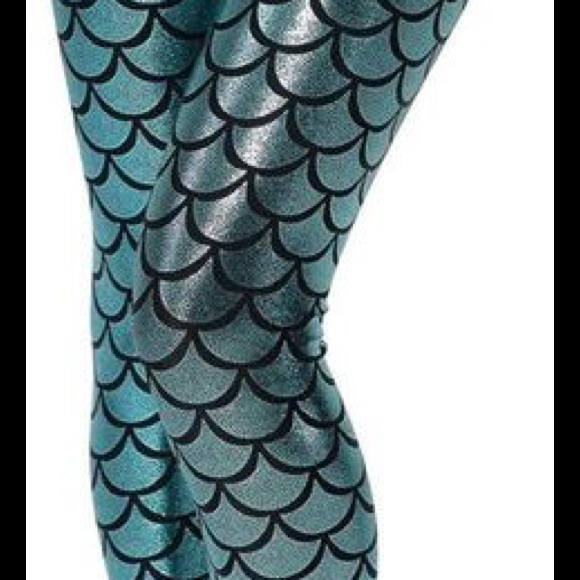 Price drop! BlackMilk Blue Mermaid Leggings S