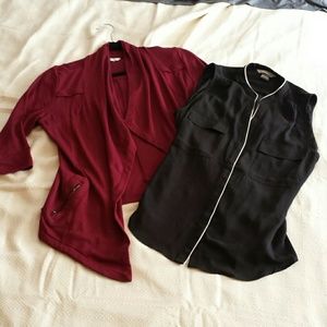 Sleeveless Button Up Blouse