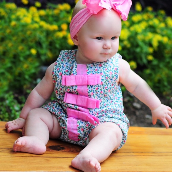 Baby bubble with pink bows - Picture 3 of 4