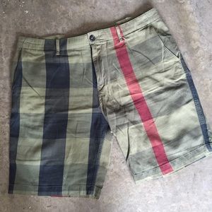 Burberry Brit Check Print Shorts