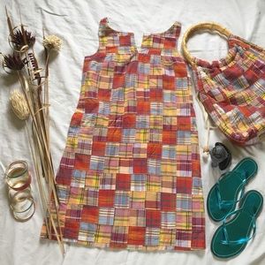 J Crew Petite Mia Patchwork Dress 2P