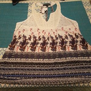 Almost Famous paisley tank