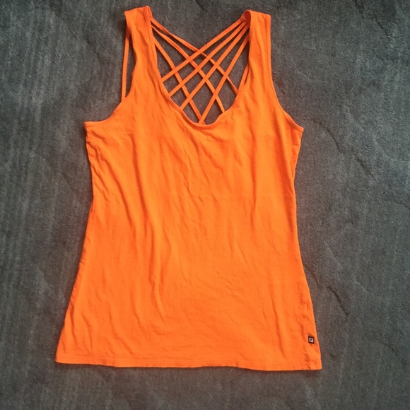 Fabletics Orange Cupola Tank