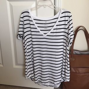 Black and white striped shirt
