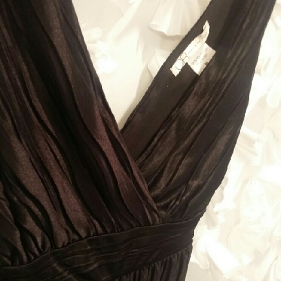 FINAL PRICE Black Crinkle tie back party tank - Picture 1 of 3