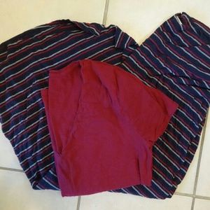 T-shirt and Maxi Skirt Set