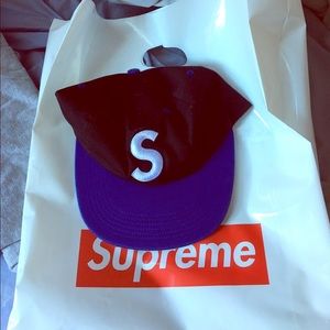 Supreme SS16 2-Tone Washed S Logo 6-Panel (DSWT)