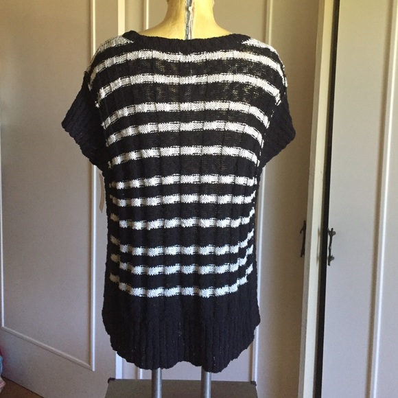 FREE PEOPLE BLK/IVORY COMBO BRAND NEW - Picture 3 of 5