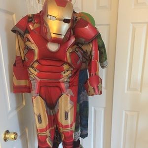 Children's Iron man muscle costume