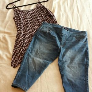 Jean Capris (buttonless) [NEW]