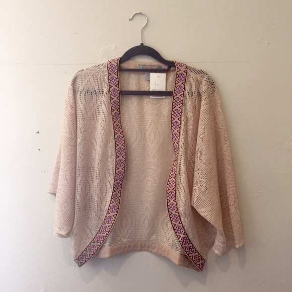 Knit detail shawl
