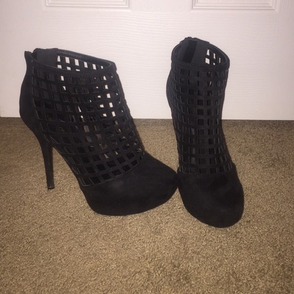 Caged booties
