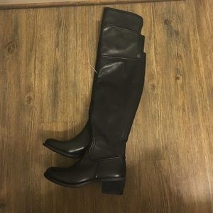 Vince Camuto black 7 over the knee boots Brand new