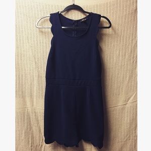 Navy blue romper