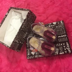 NWT Mini Melissa Popsicle Sandals