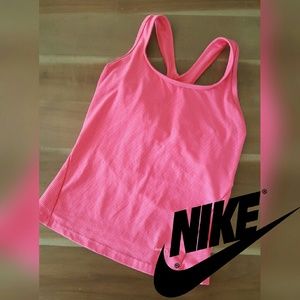 Pink Nike Built-In Bra Fit-Dry Tank *UPDATED*