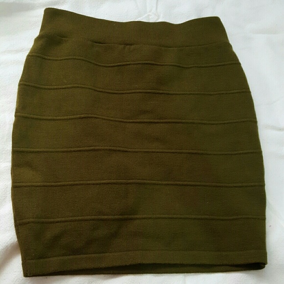 Olive Green Skirt