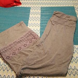 Loose leg yoga style pants