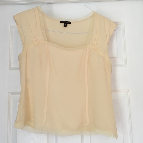 Anne Klein silk top.