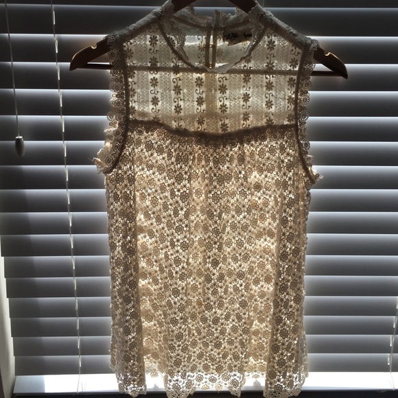 Anthropologie lace top
