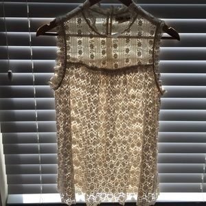 Anthropologie lace top
