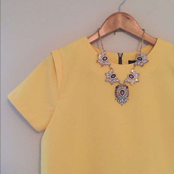Yellow Zara Shift Dress