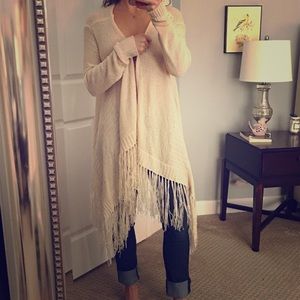 Fringe long Cardigan