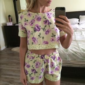 Floral two piece