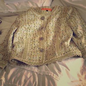 Cynthia Steffe blazer, beautiful detailing. Sz 4