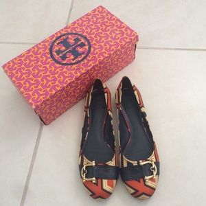 Tory Burch Sabrina Print Ballerina Slipper
